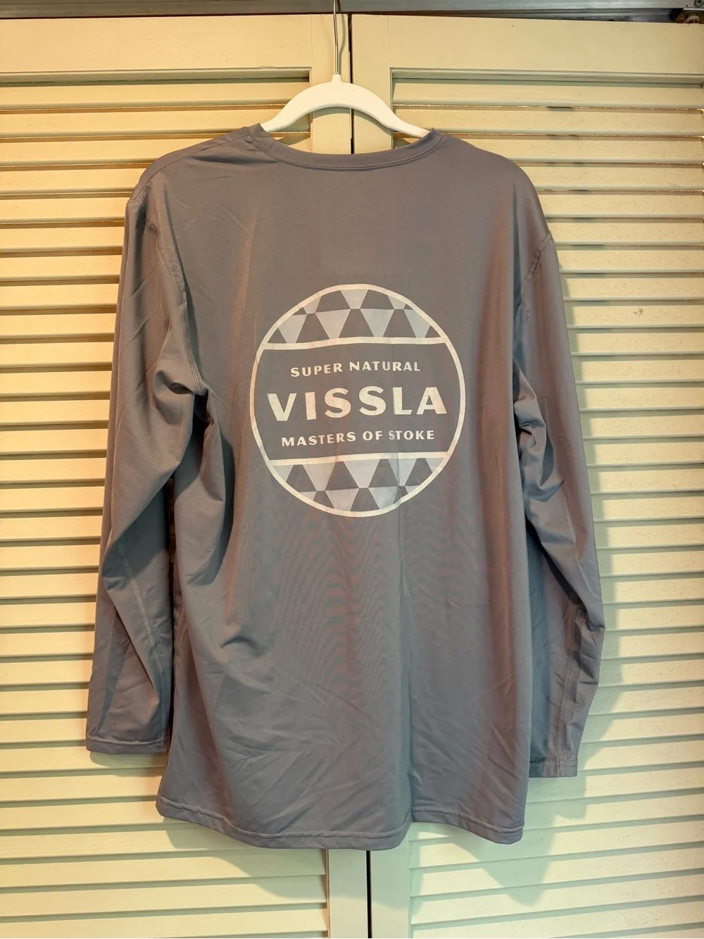 VISSLA Men's Long-Sleeve Sun Shirt - Gray